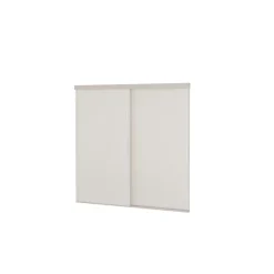 Pack 2 portes de placard coulissantes blanc 1200 x 1200 mm