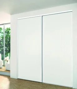 Pack SLALOM 2 vantaux 2500X1200mm - blanc nacré
