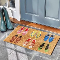 Paillasson rectangulaire chaussures 75x45 cm