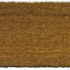 Paillasson en fibre de coco écru 33x55 cm