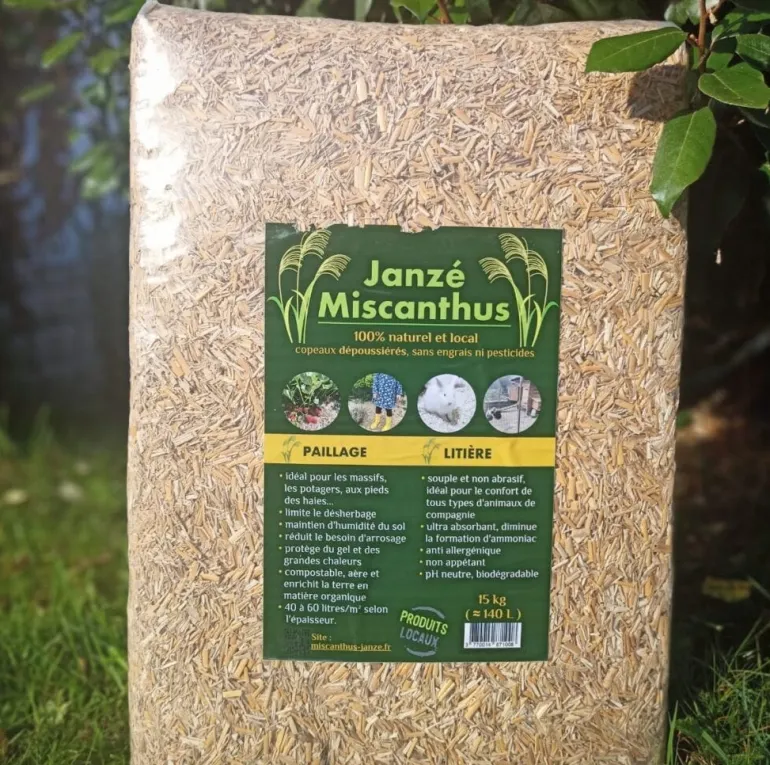 Paillis de miscanthus dépoussiéré UAB 120L
