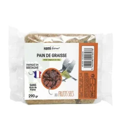 Pain de graisse aux fruits secs 290g HAMIFORM
