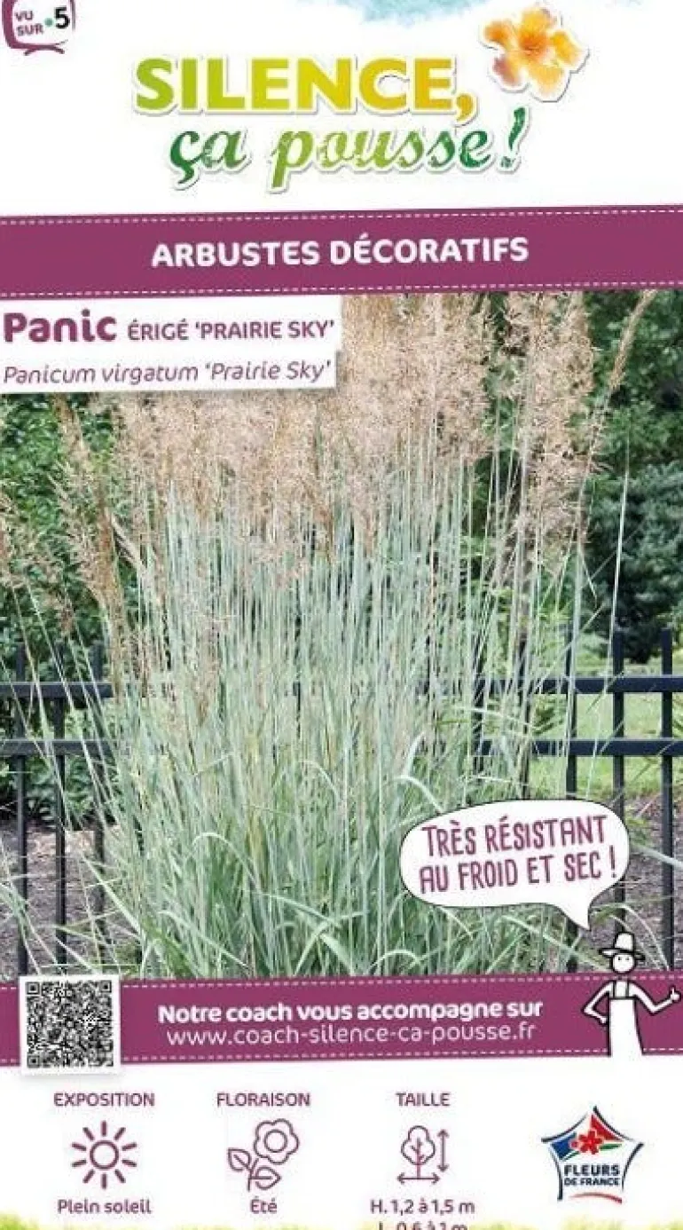 Panic érigé "Prairie Sky" Pot 4.5L SILENCE ÇA POUSSE
