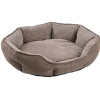 Panier ovale soft antidérapant 70 x 65 cm marron