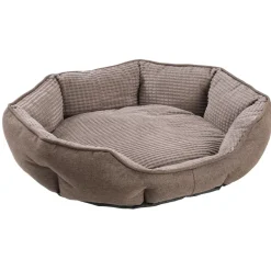 Panier ovale soft antidérapant 70 x 65 cm marron