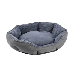 Panier ovale soft antidérapant 70 x 65 cm bleu