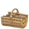 Panier à buches Alpha Buff en osier 50 cm max