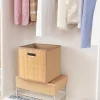 Panier de rangement en bambou L