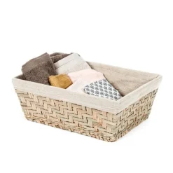 Panier de rangement en jonc de mer Fiesta L