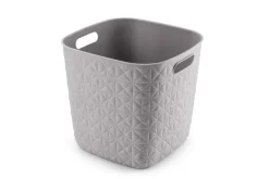 Panier de rangement Softex cube 15L Taupe CURVER