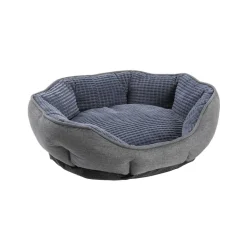 Panier ovale soft antidérapant 57 x 51 cm bleu