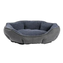 Panier ovale soft antidérapant 57 x 51 cm bleu