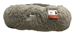 Panier rond Nirvana fluffy taupe 90 x 14 cm