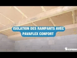 Panneau fibre de bois R=5,75 Ep.22cm 122x57,5cm (x2)
