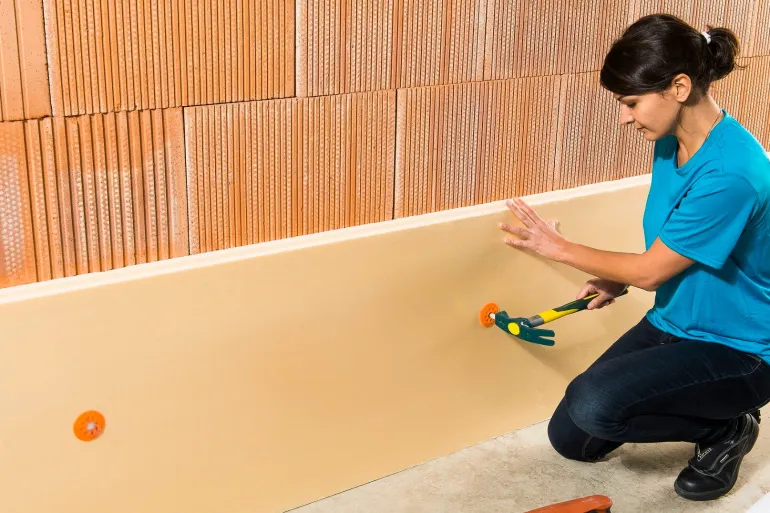 Panneau polystyrène extrudé R1,2 Ep.4cm 250x60cm mur/sol