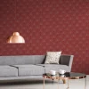 Papier peint vinyl sur support intissé glamouro.rubis