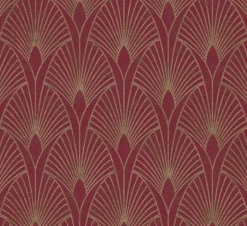 Papier peint vinyl sur support intissé glamouro.rubis