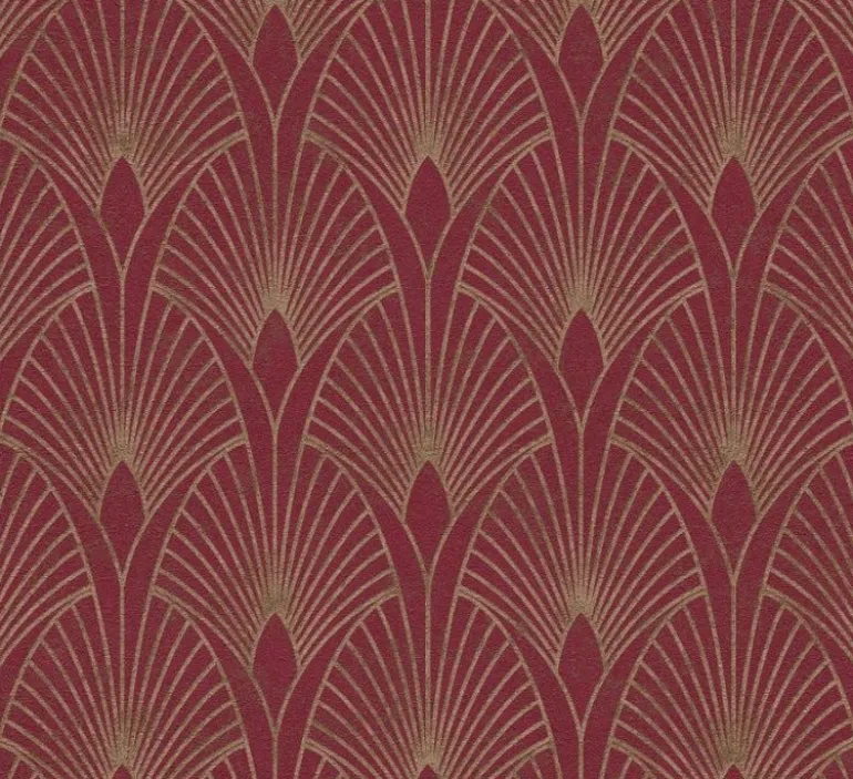 Papier peint vinyl sur support intissé glamouro.rubis
