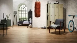 Papier peint vinyl sur support intissé brique loft blanc