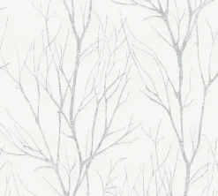 Papier peint vinyl expansé sur support intissé blanc
