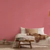 Papier peint vinyl sur support intissé uni story corail