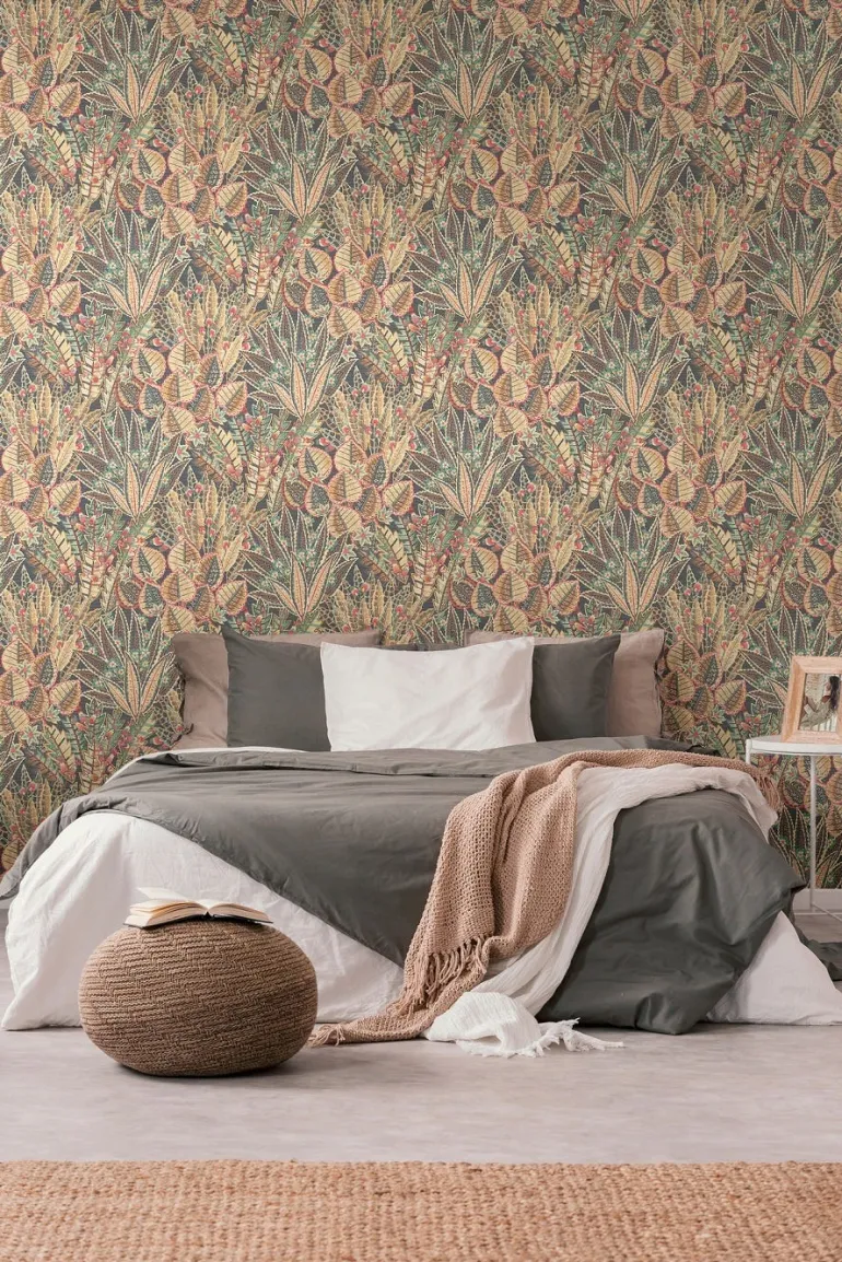 Papier peint vinyl sur support intissé funchal multicolor