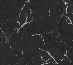 Papier peint vinyl sur support intissé marbre lisse noir