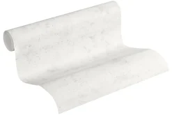 Papier peint vinyl sur support intissé loft béton gris clair