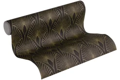 Papier peint vinyl sur support intissé glamourous ebene