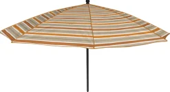 Parasol Smart rond Ø2m Baleares Terra JARDIN PRIVÉ