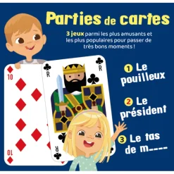 Parties de cartes (bleu)