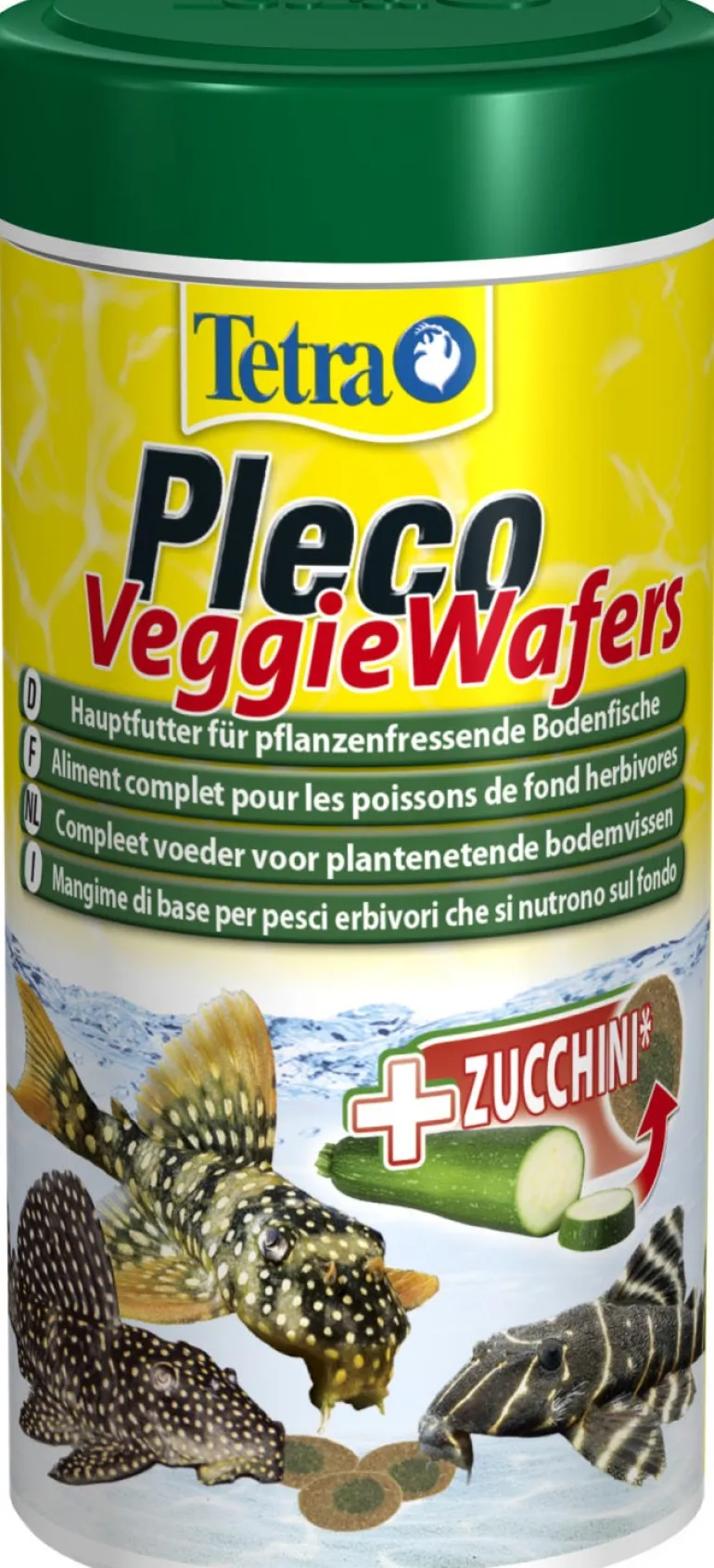 Pastilles pour poissons de fond Pleco Veggie Wafers 250ml