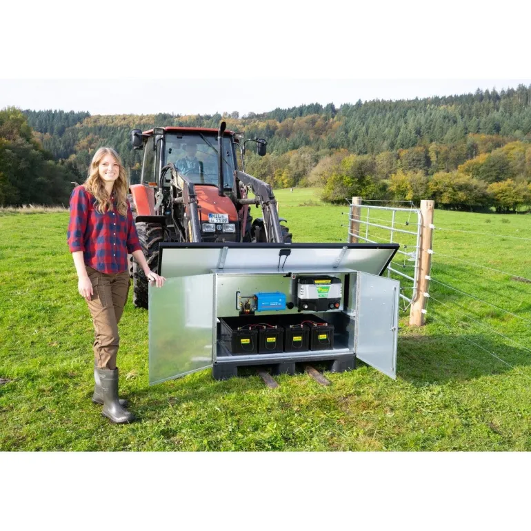 P8000 avec boîtier antivol+module solaire+batterie 4x200Ah