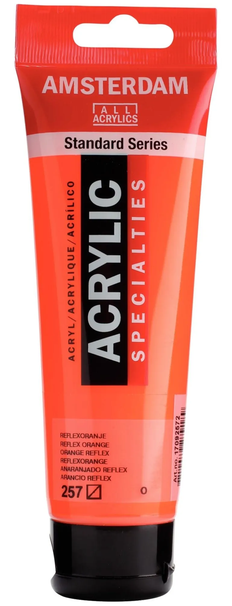 Peinture Acrylique Tube 120 ml Orange Reflex 257