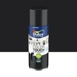 Peinture aérosol color touch satin noir 400ml