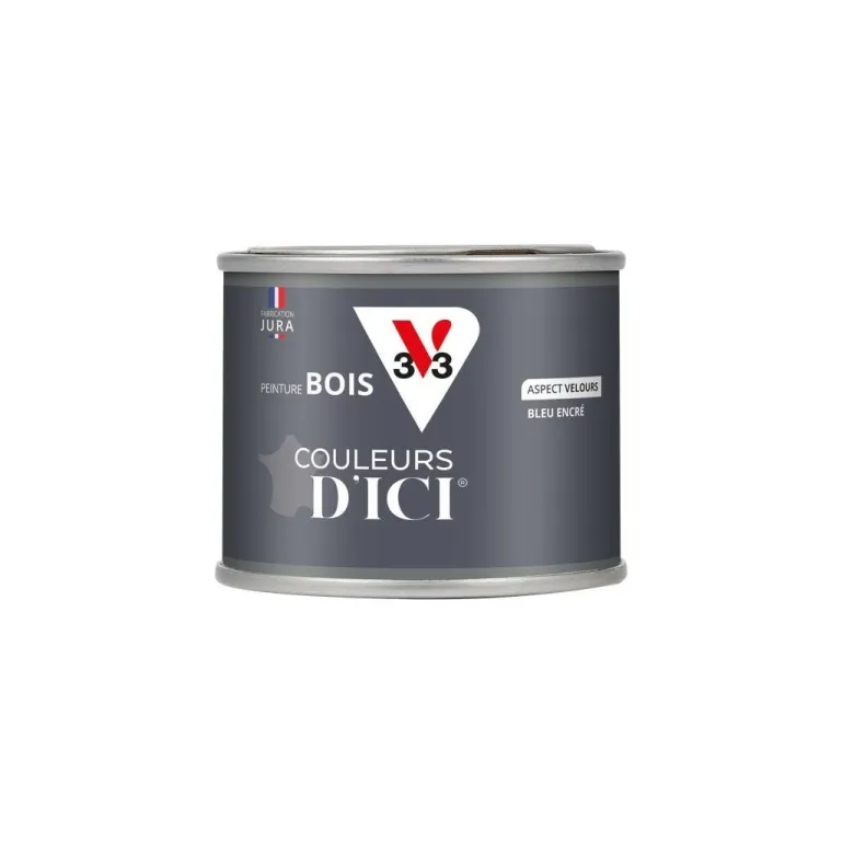 Peinture bois extérieur couleurs d'ici bleu encré 125ml V33