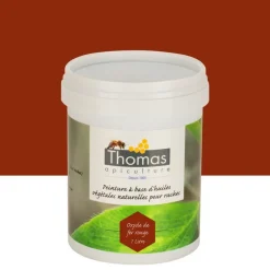 Peinture de protection aux huiles végétales 1L oxyde rouge
