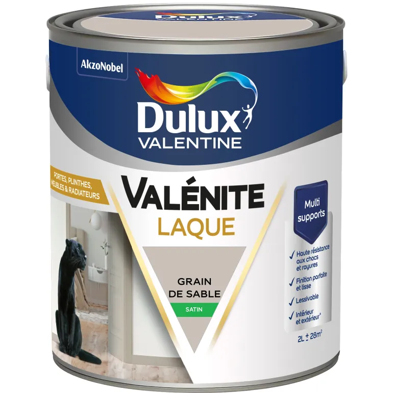 Peinture laque acrylique Valénite Grain De Sable Satin 2L