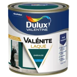 Peinture laque acrylique Valénite Emeraude Mat 0,5L
