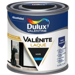 Peinture laque acrylique Valénite Noir Mat 125ml
