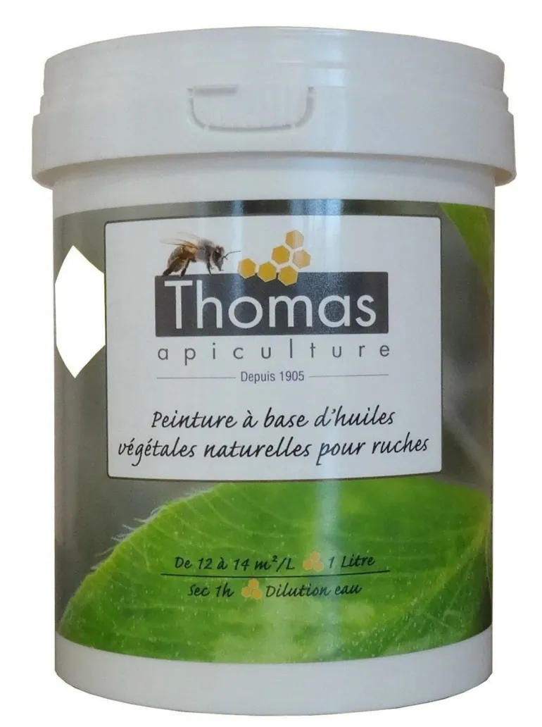 Peinture Thomas base végétale blanc 0,9 L