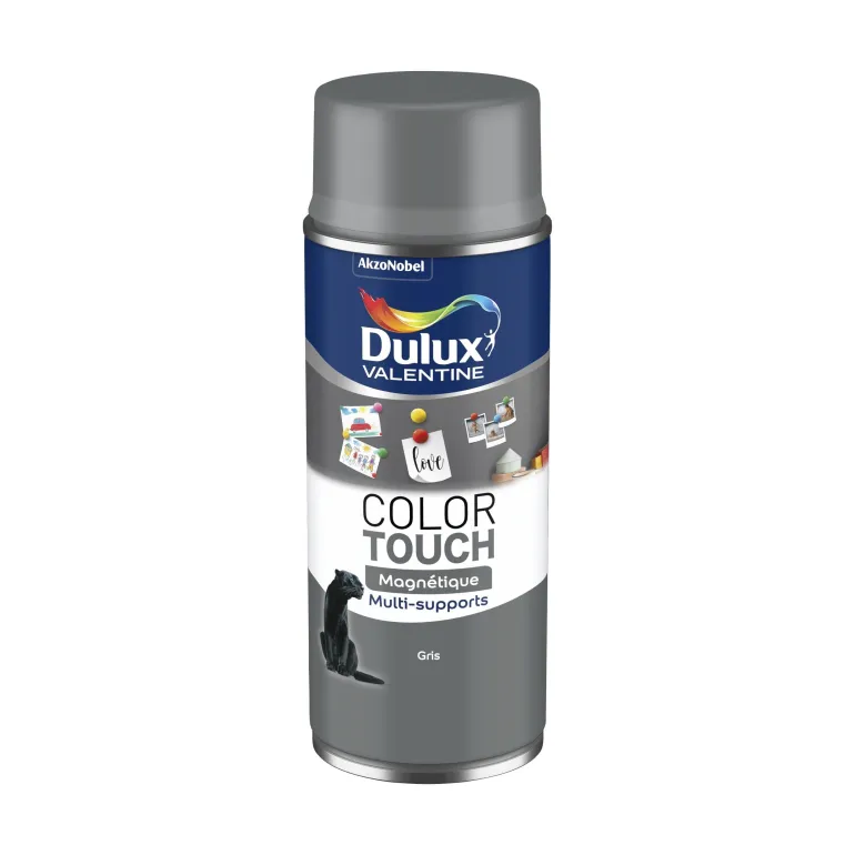 Peinture aérosol color touch effet noir métallisé 400ml