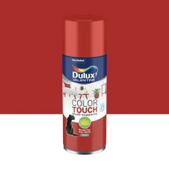 Peinture aérosol color touch satin rouge feu 400ml