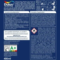 Peinture aérosol color touch satin rouge feu 400ml