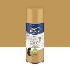 Peinture aérosol color touch satin ocre doré 400ml