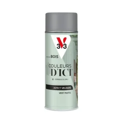 Peinture bois aérosol couleurs d'ici vert pastel 400ml V33