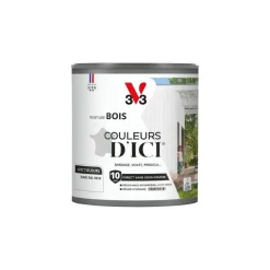 Peinture bois extérieur couleurs d'ici blanc ral9010 0,5L