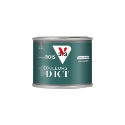 Peinture bois extérieur couleurs d'ici vert profond125ml V33