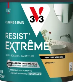 Peinture cuisine et bain Resist Extrême Curcuma Vel 0,5L