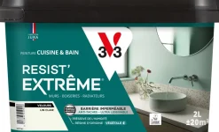 Peinture cuisine et bain Resist Extrême Lin clair Velours 2L